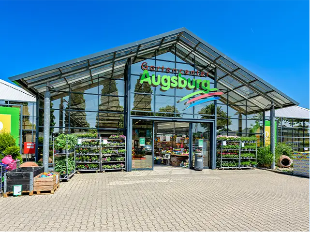 Gartencenter Augsburg in Unna von außen
